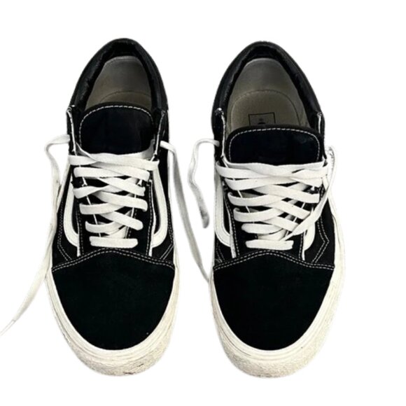 Vans Other - Vans Old Skool Bolt Black and Marshmallow Lace Up Sneakers Shoes - Size 12